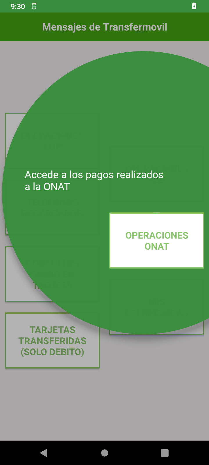 Transfermóvil Apk Android app screenshot