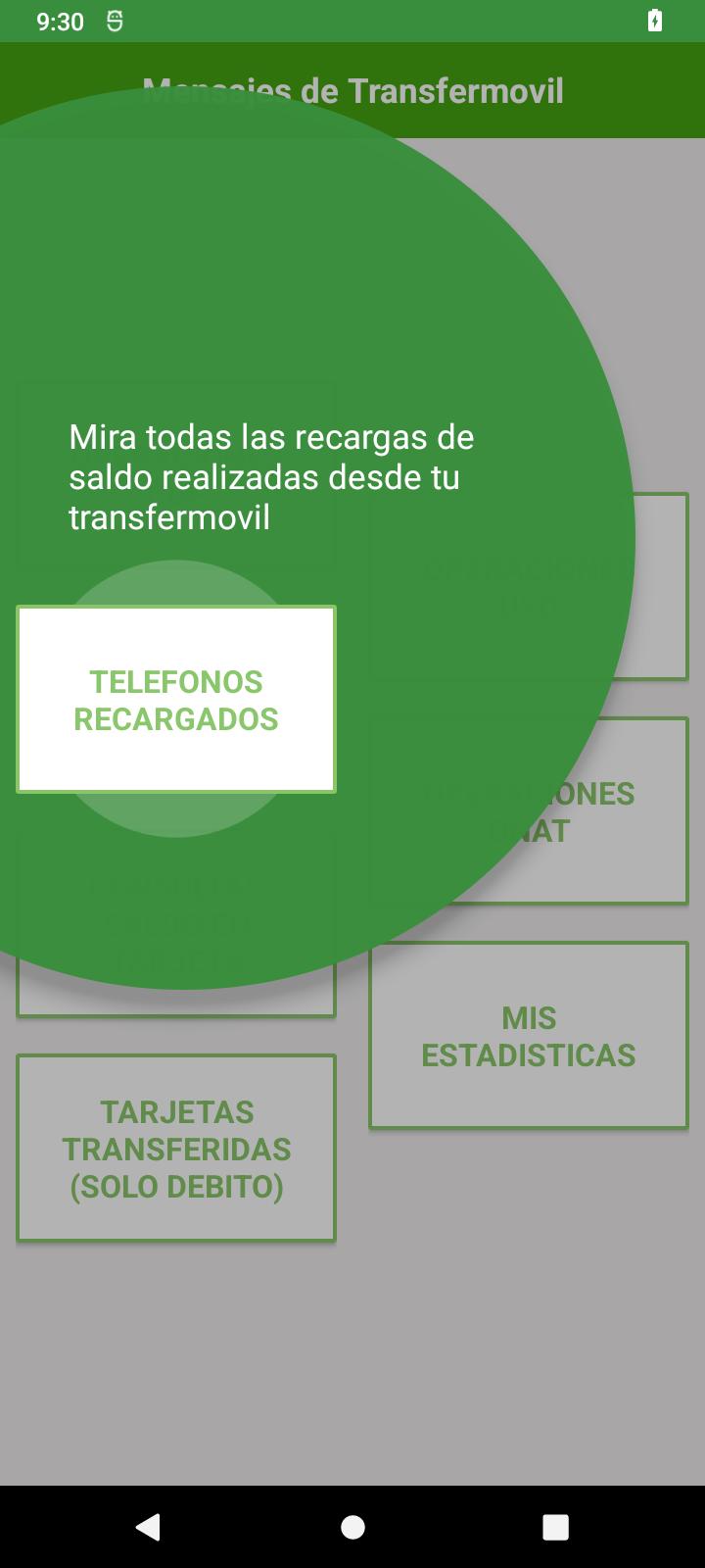 Transfermóvil Apk Android app screenshot