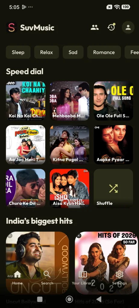 SuvMusic App Apk Android app screenshot