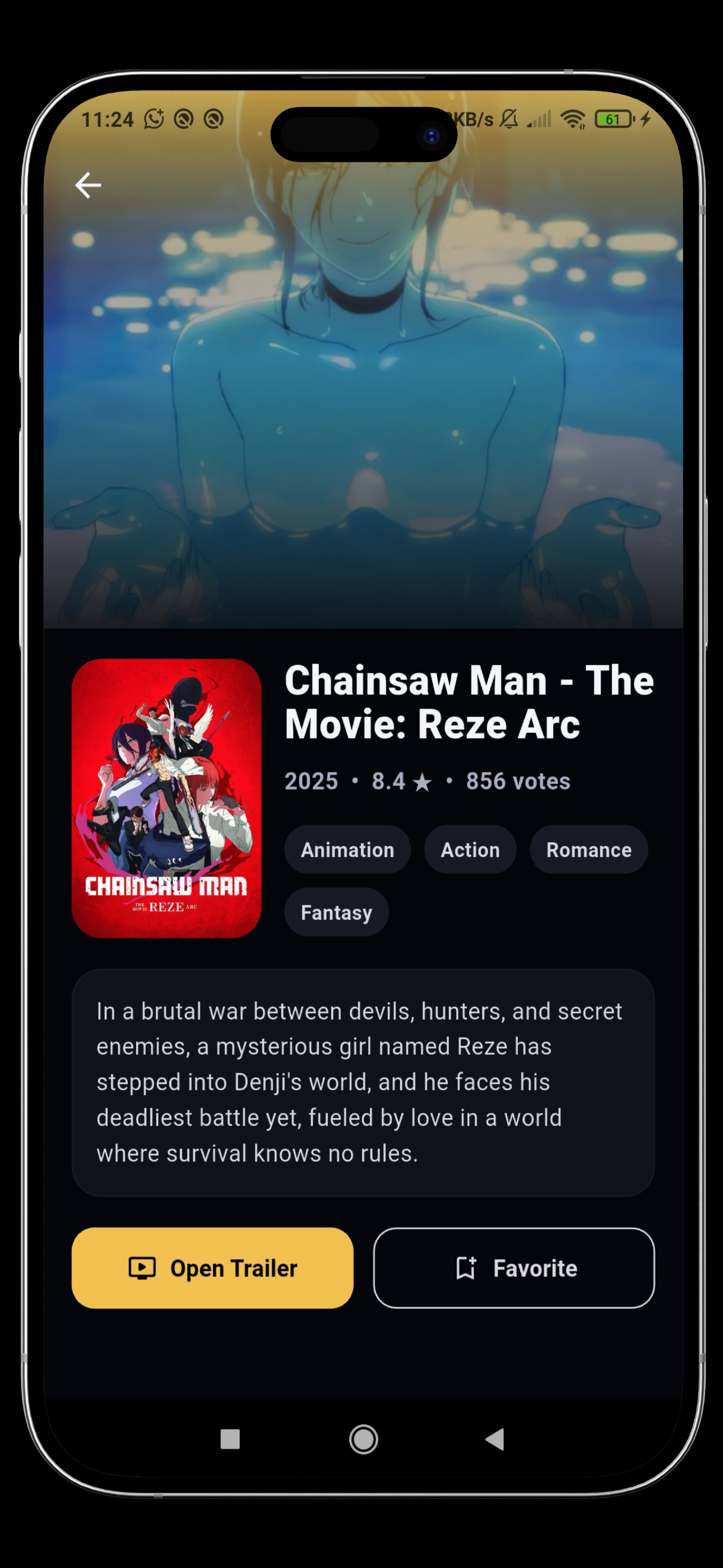 Aniwatch Apk Android app screenshot