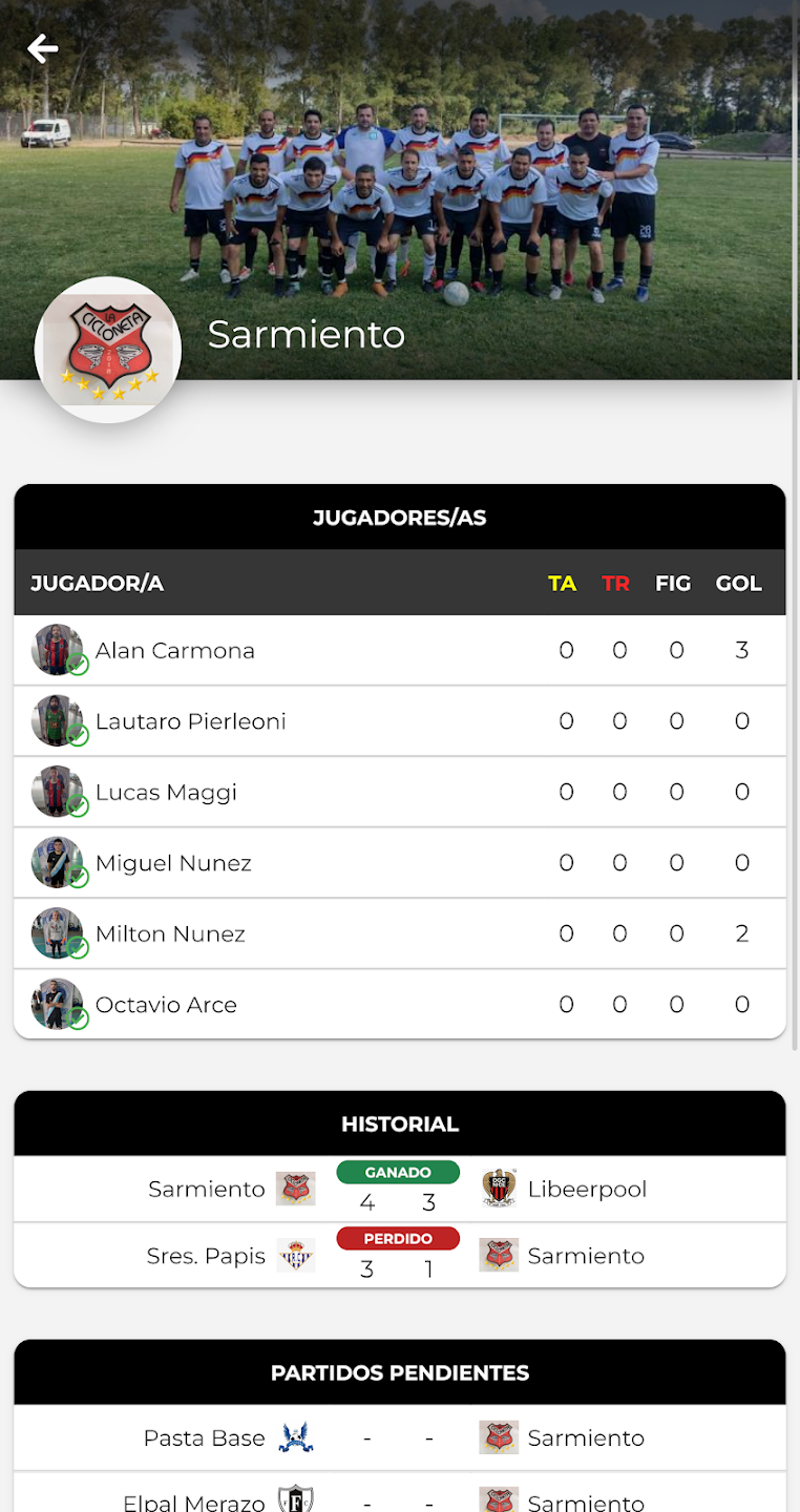 Roja Directa Android app screenshot